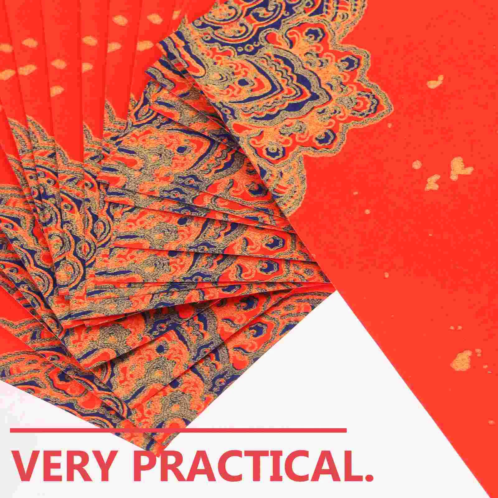 20 шт. рисовая бумага Doufang китайские пустые дверные куплеты с персонажами Фу