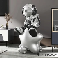 home decor creative astronaut statue %ef%bd%8eordic living room floor decoration cosmonaut resin crafts fashion sculpture