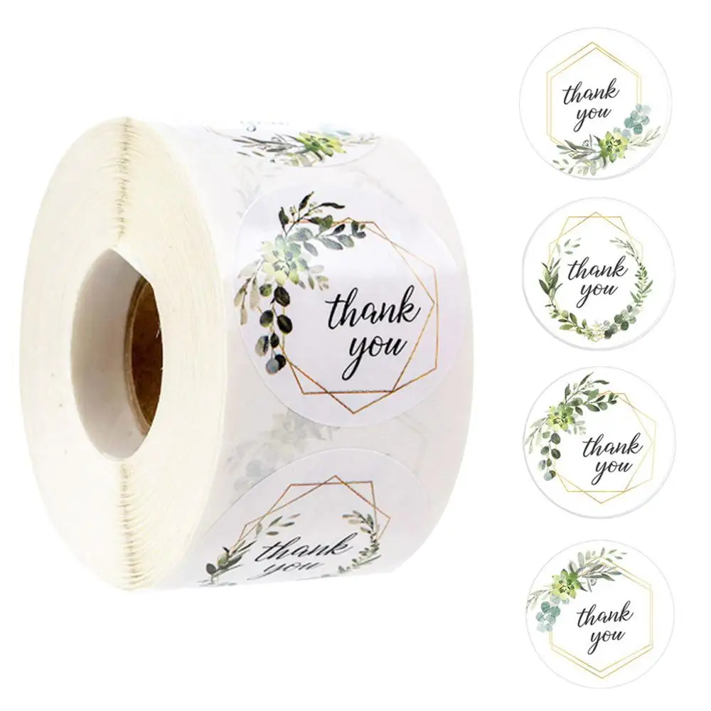 

Gift Sealing Stickers 500pcs Thank you Love Design Diary Scrapbooking Stickers Festival Birthday Party Gift Decorations Labels