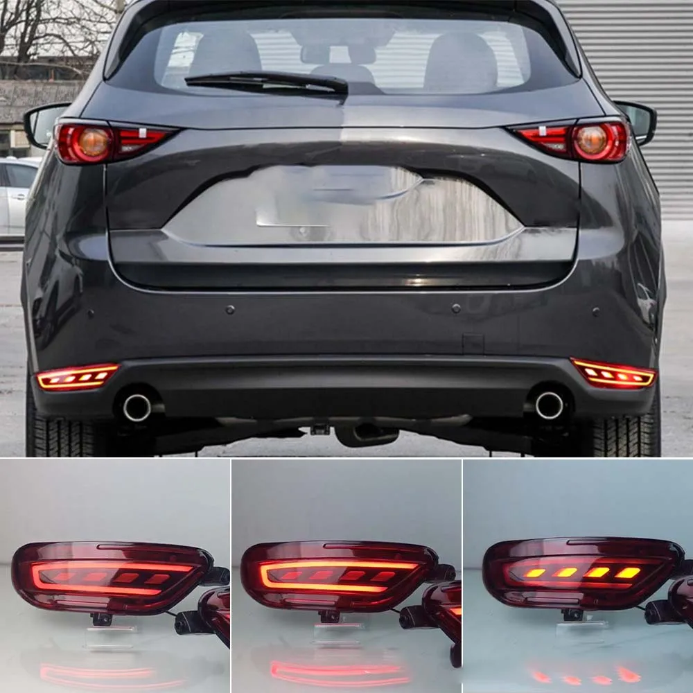 

LED Rear bar lights Brake lights streamer anti-rear-end light rear fog lights for Mazda CX-5 2017 2018 2019 2020 2021 2022