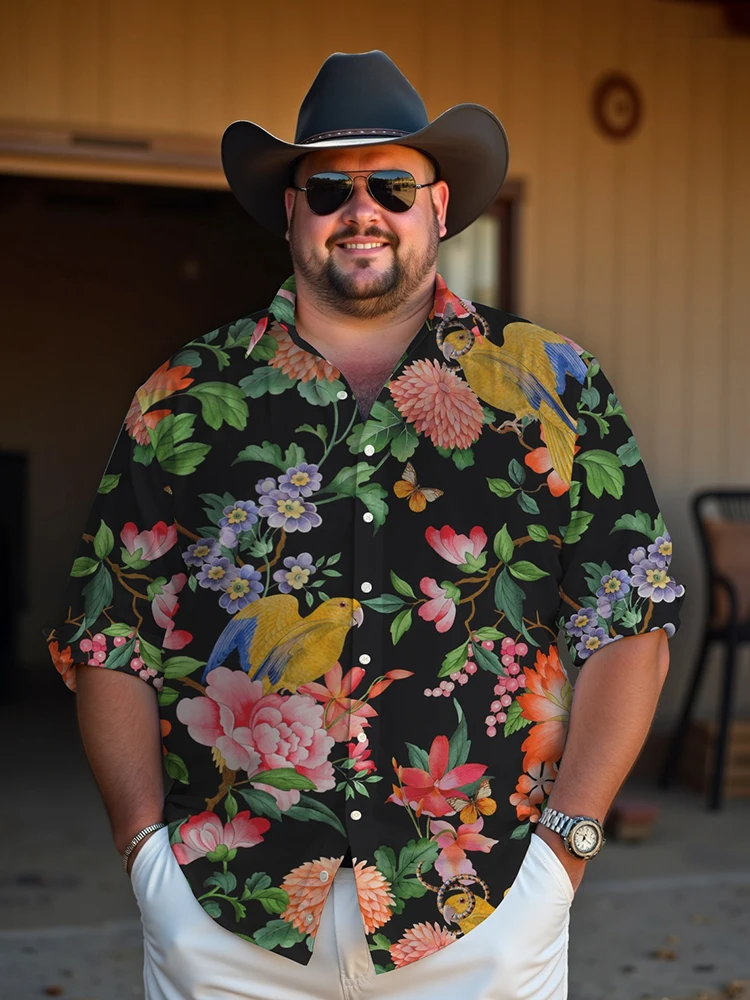 Biggmans Большие размеры хлопковая рубашка с длинным рукавом мужская повседневная