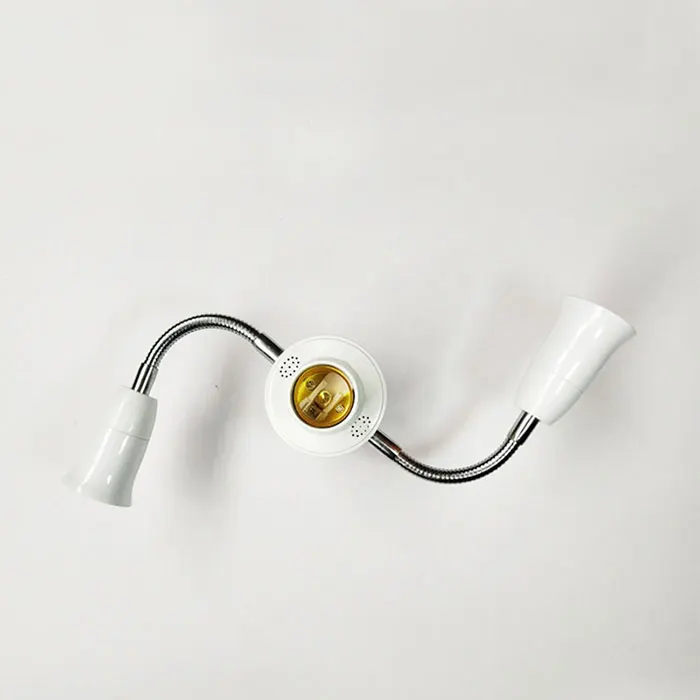 

Регулируемый белый цоколь E27, разветвитель LED ламп на гибкой стойке GY