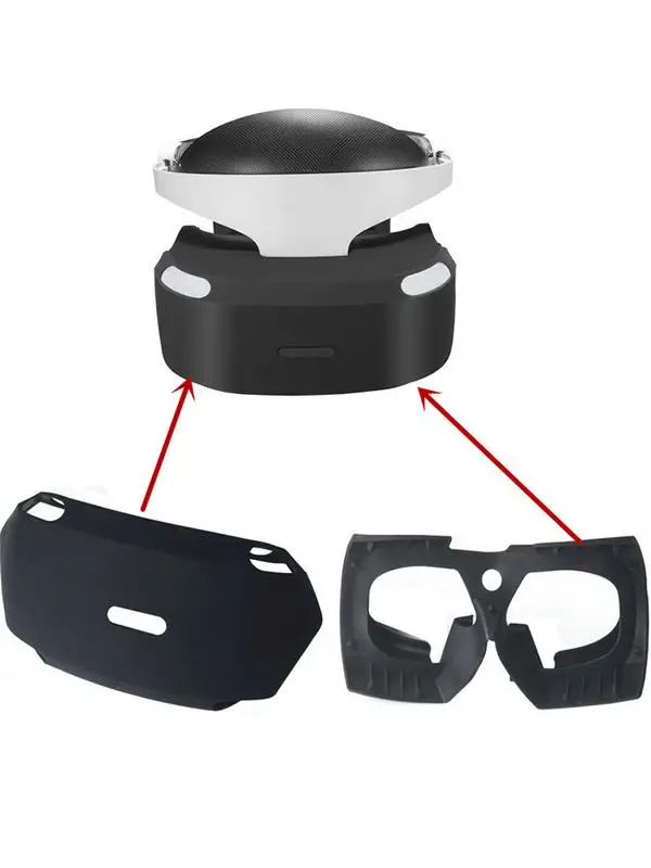 Защитный 3D чехол для PS4 VR маска внутреннего глаза PSVR наружная глаз силиконовый