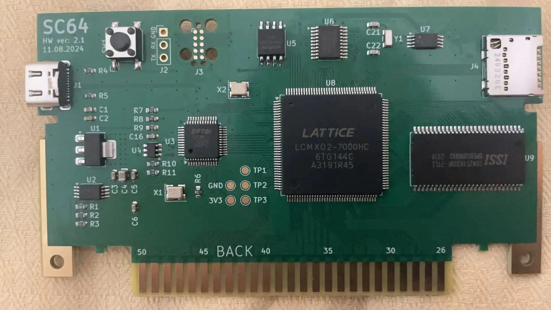 Флэш-картридж для игровой карты 6TG SummerCart64 консоли N64 версия с бесплатной кнопкой