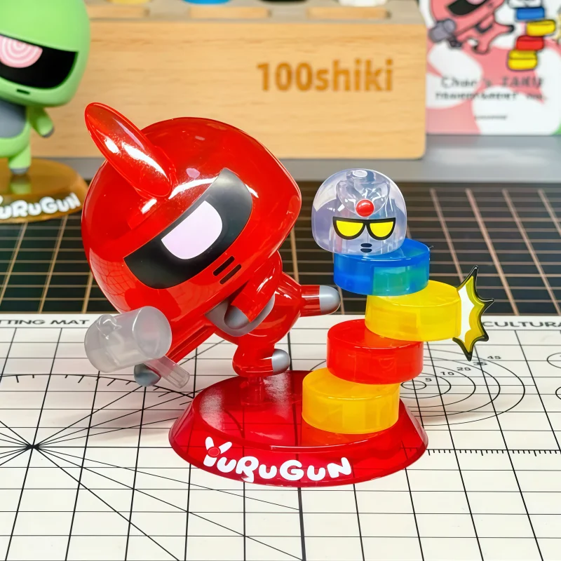 Фото Новая серия Bandai Yurugun V3: коллекционные фигурки Q-версии в слепых коробках, милые аниме-персонажи, украшения для рабочего стола, игрушки-сюрпризы, подарки. №1