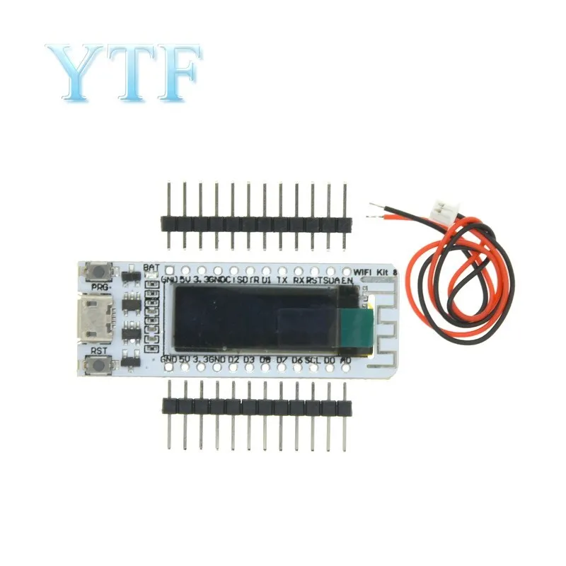 ESP8266 WIFI чип 0,91 дюймов OLED CP2014 32 МБ флэш ESP 8266 модуль Интернет вещей плата PCB для arduino NodeMcu