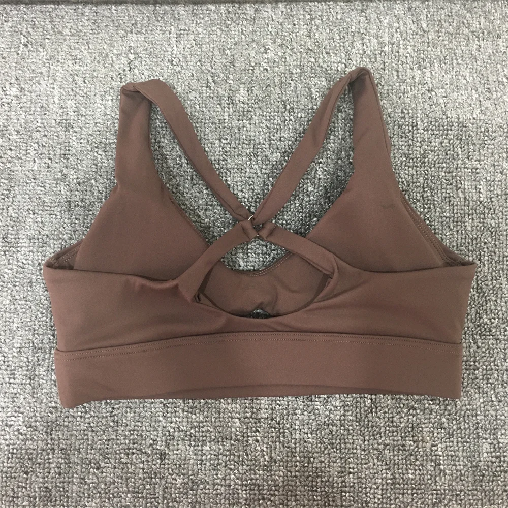 Спортивный бюстгальтер с высокой поддержкой для женщин спортзала ажурный