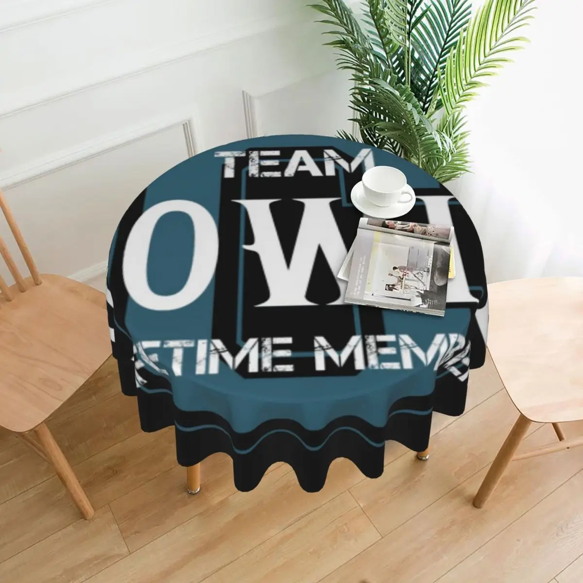 

Скатерть COWIE диаметром 60 дюймов, 152 см, устойчивая к морщинам, праздничный Декор