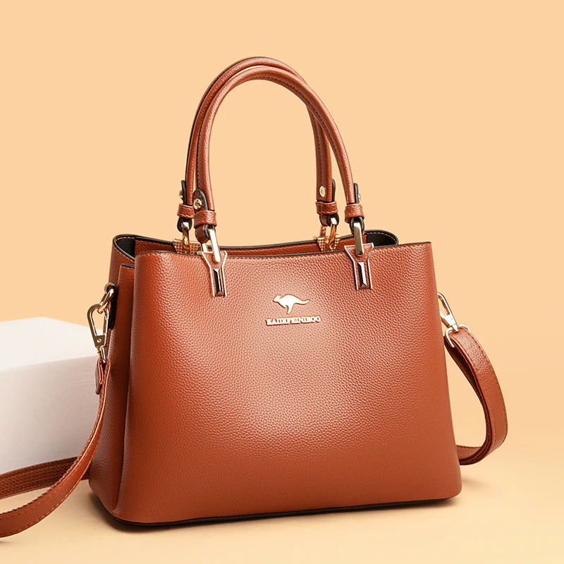 Женская кожаная сумка через плечо