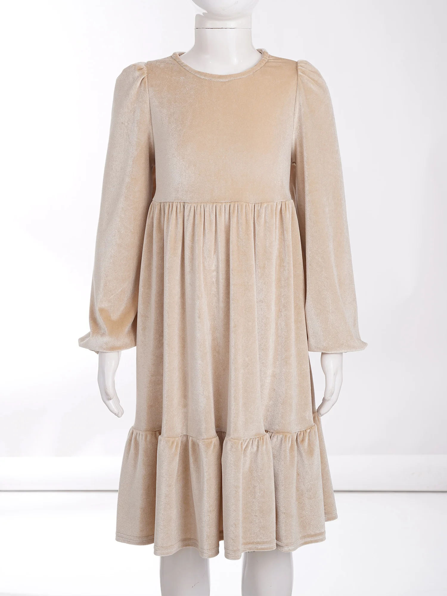 Рисунок 5 - Детское бархатное платье с рукавами-фонариками