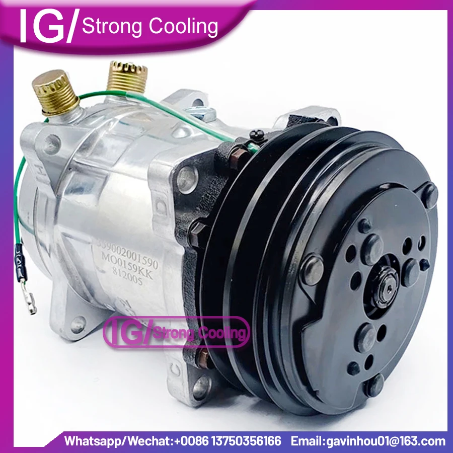 Универсальный автомобильный воздушный компрессор переменного тока с 2pk шкивом 12