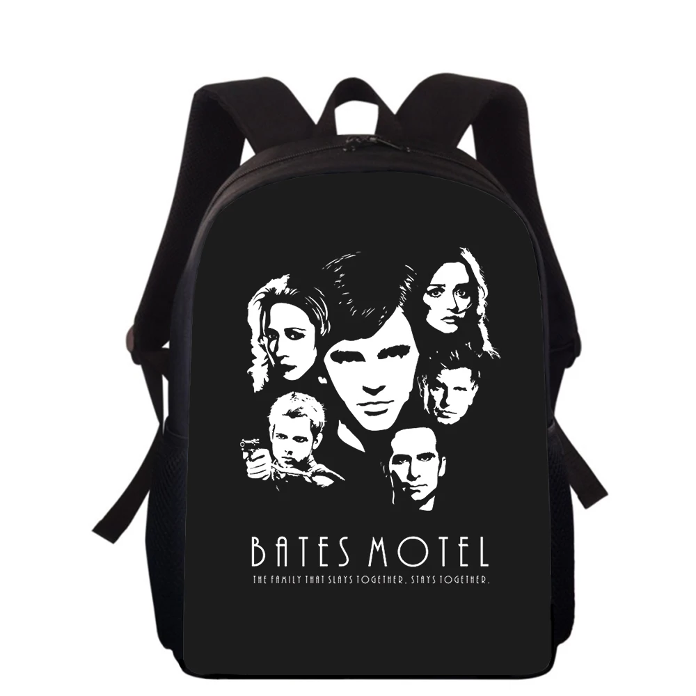 Bates Motel  15” 3D Print Kids Backpack Primary School Bags for Boys Girls Back Pack Students School Book Bags