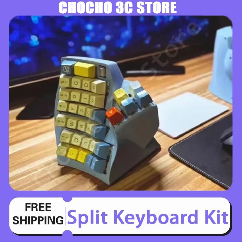 Комплект вертикальной разделенной клавиатуры индивидуальная беспроводная