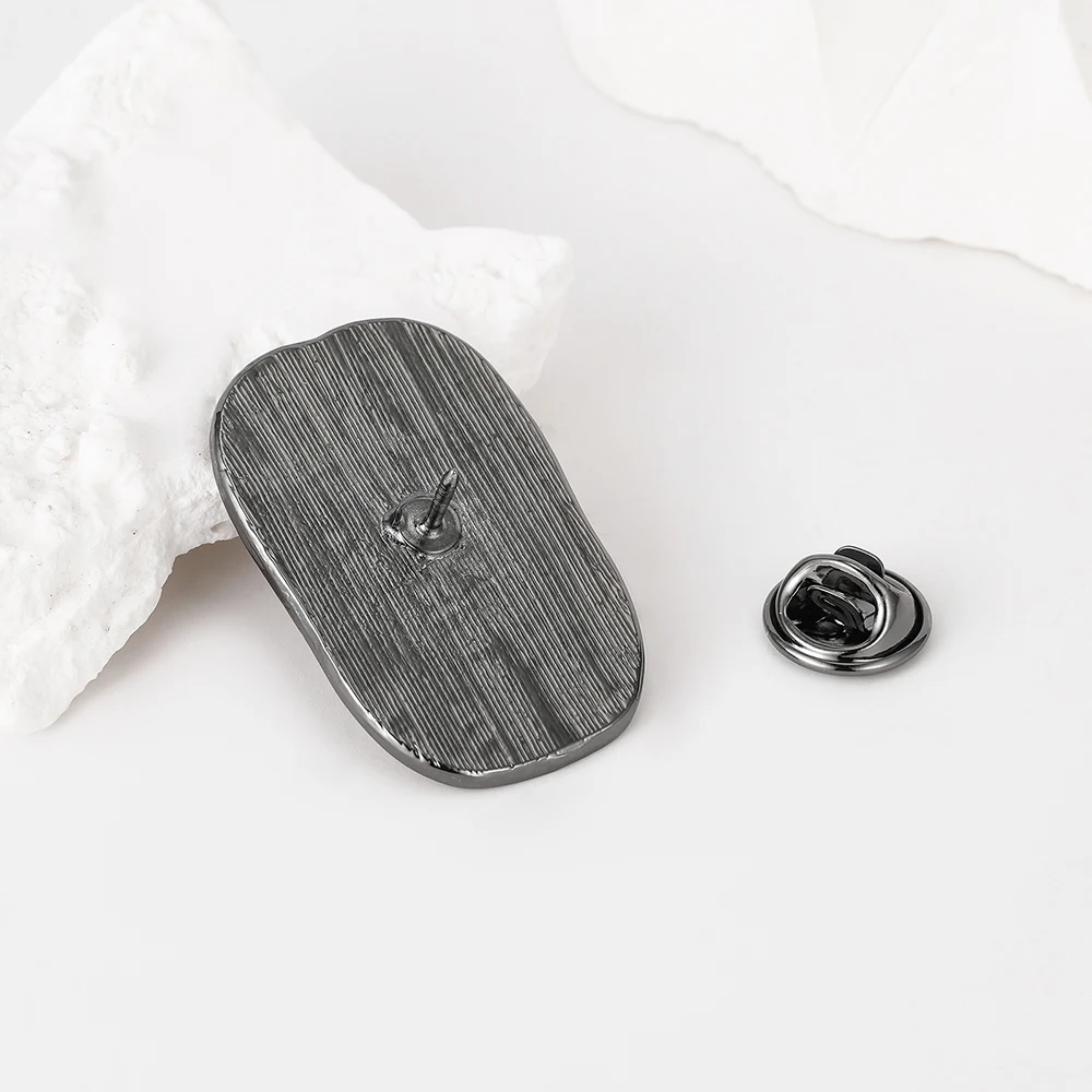 Hanreshe забавная эмалированная булавка для полости рта медицинская брошь зубов