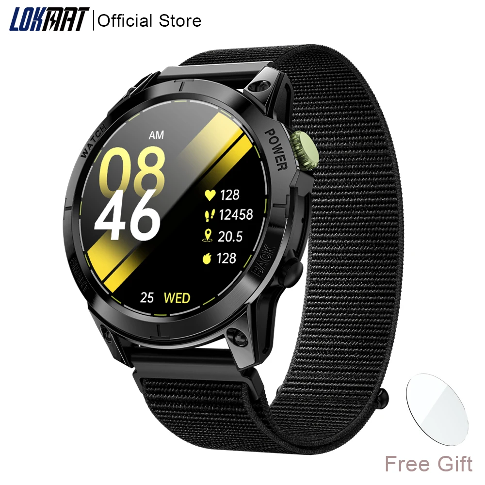 

LOKMAT ZEUS 2 PRO Sport Smart Watch 1.45 HD Screen Bluetooth Calls Smartwatches Men AI Voice Fitness Tracker for Smart Phone