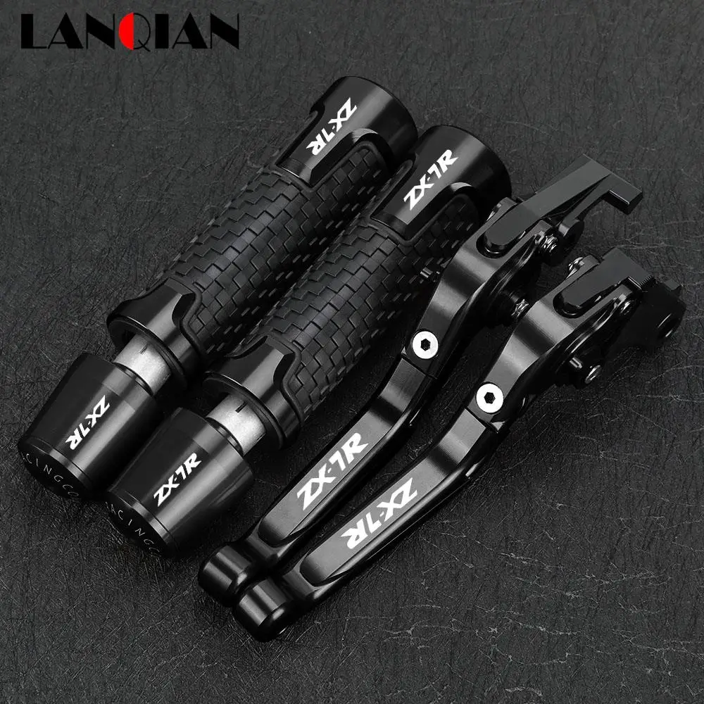 

Motorcycle For Kawasaki ZX 7R ZX7R ZX7RR ZX-7R 1989-2003 Brake Clutch Levers Handlebar Handle Grips Ends Caps Slider Accessories