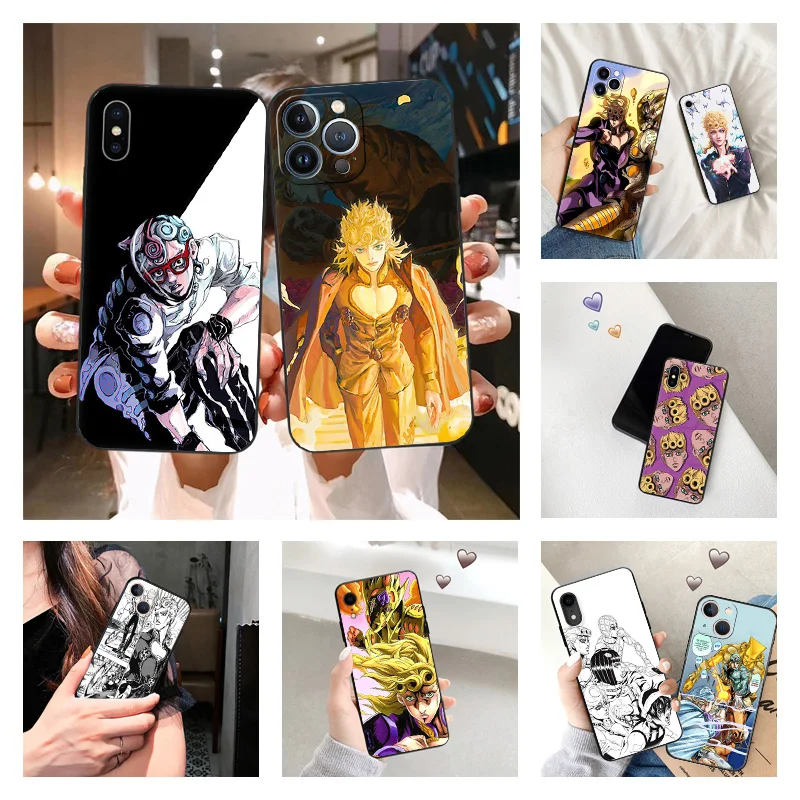 Черный матовый чехол для iphone 15 14 7 8 Plus 13 12 Mini 11 Pro XS Max SE XR X 15Pro