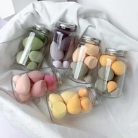 7pcs makeup blender beauty egg set gourd water drop puff makeup puff set colorful cushion cosmestic sponge tool wet and dry use