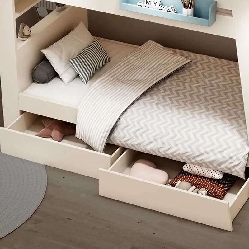 Двухъярусные кровати для детей двухслойные с деревянной рамой двухъярусные