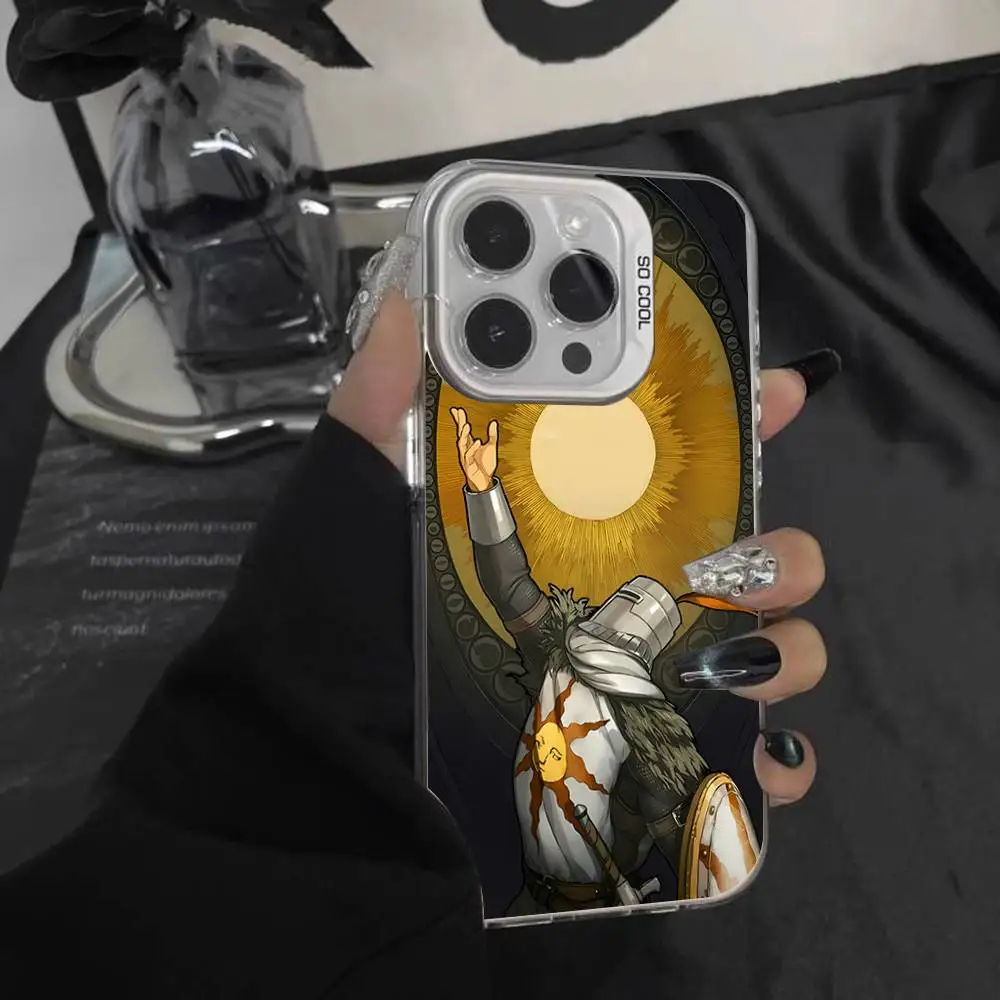 Чехол Dark S-Solaire of AstoraS белый матовый противоударный для iPhone 17, 16, 15, 14, 13, 12, 11, Pro, XS, Max, Plus, Mini, SE4, E (art.: 3920d9669c73a) - 3920d9669c73a
