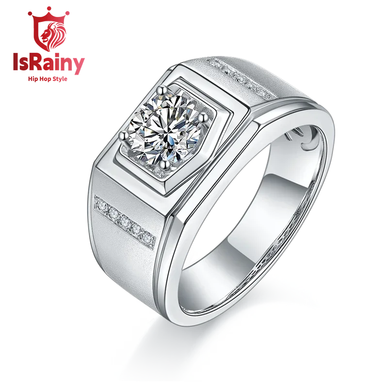 Серебряные кольца в стиле хип-хоп