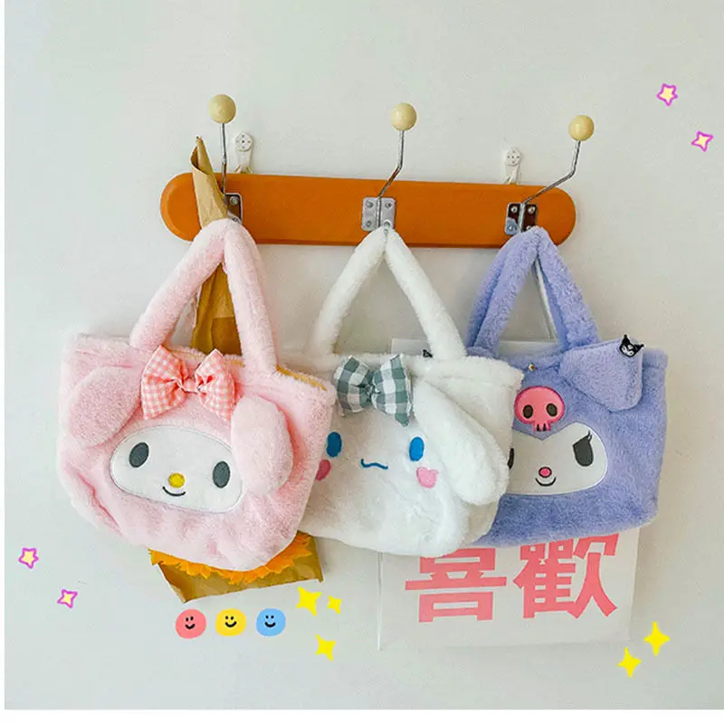 

Hello Kitty Fashion Plush Bags Cute Girls Plush Hand Bags Cute Day Carrying Small Bags Ladies Backpacks