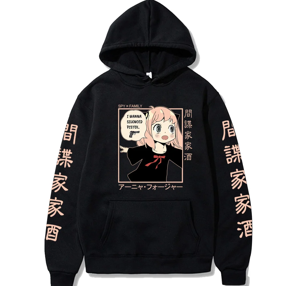 

2022 Anime Hoodie Spy X Family Anya Forger Hoodies Men/women Harajuku Y2k Cute Sweatshirt Casual Women's Clothing