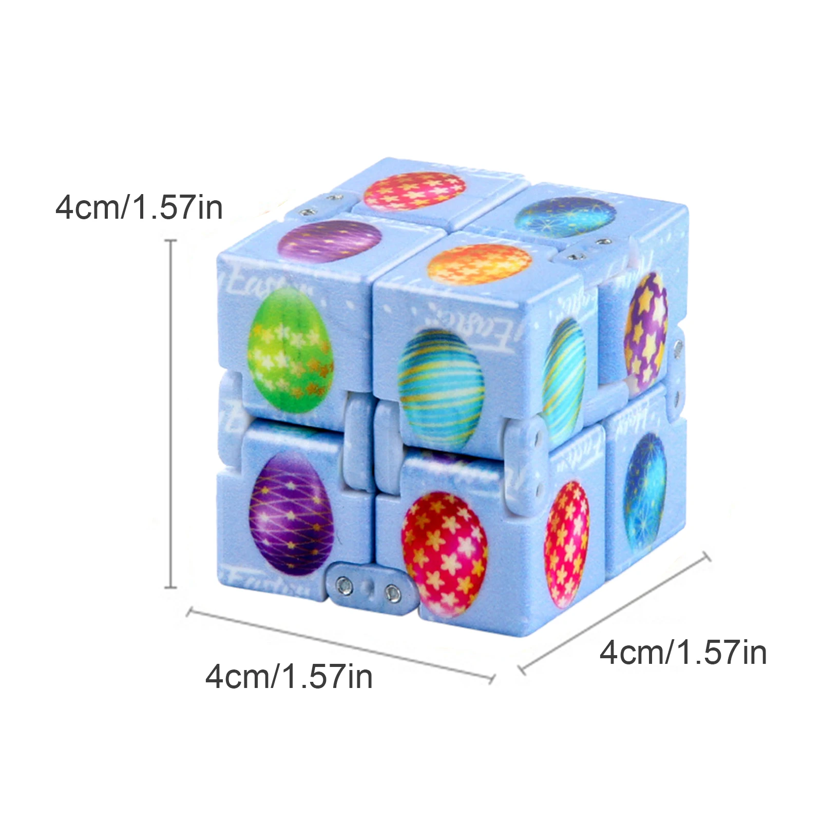 

Cute Cartoon Infinity Magic Cube Square Puzzle Toys Relieve Stress Hand Game Four Corner Maze Toys Children Adult Decompression