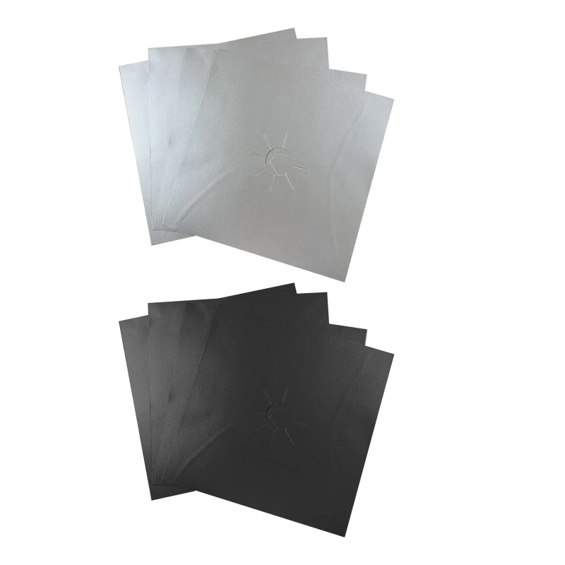 

Stove Burner Covers 4pcs/set Reusable High Temperature Resistance Oil Proof for Home Kitchen Cooking Oil Proof Protector