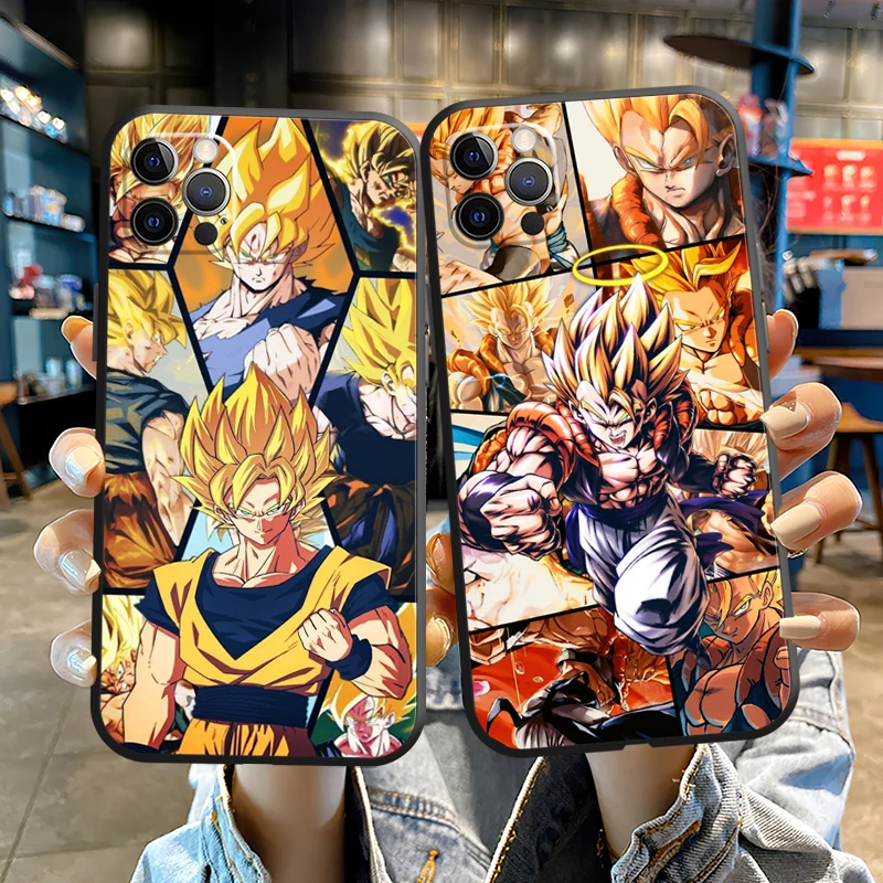 

DRAGON BALL Phone Case For iPhone 11 12 13 Pro MAX Mini 6 6S 7 8 Plus X XR XS MAX SE 2020 5 Soft Silicone Anime Funda Back Cover