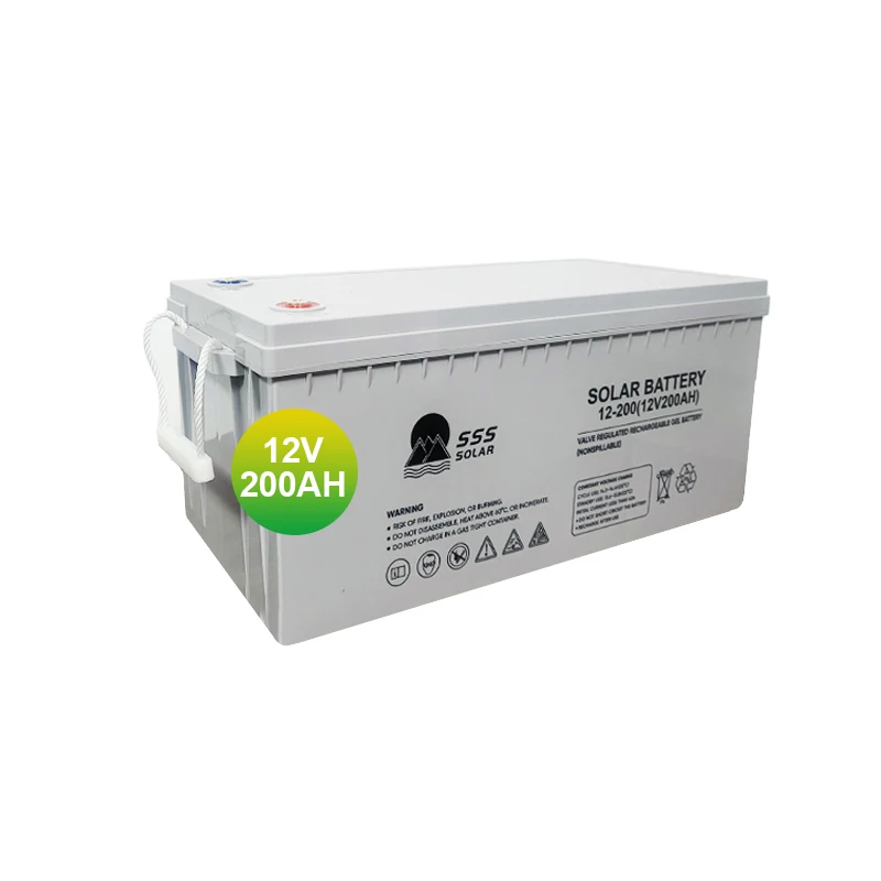 

Свинцово-кислотный гелевый Аккумулятор SSS AGM/GEL для солнечной системы, 12 В, 200 ач