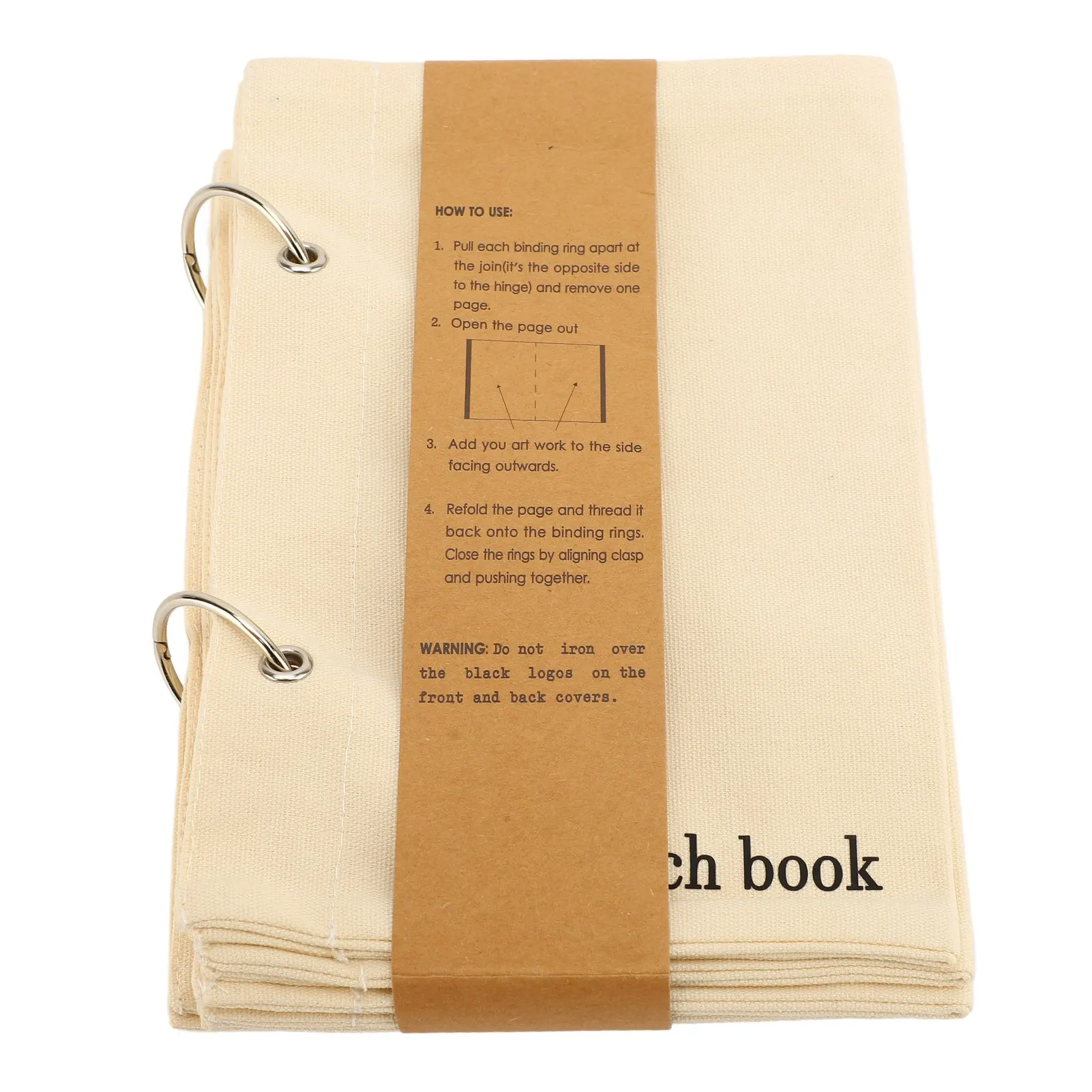 

kbxlife Льняной тканевый sketchbook