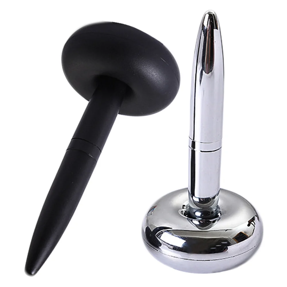 

2Pcs Magnetic Suspension Pen Tire Style Suspension Ballpoint Pen Metal Pen Gift for Boyfriend