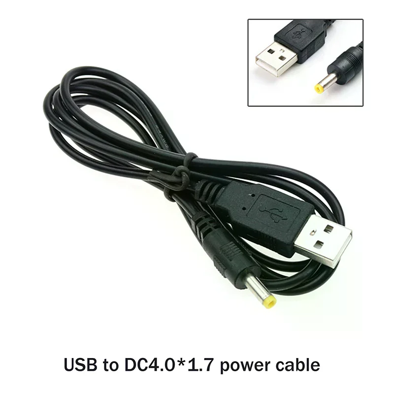 Фото Кабель для зарядки USB DC 4,0 мм, 100 см, адаптер 5V2A для игровых консолей 100 и 110 №2