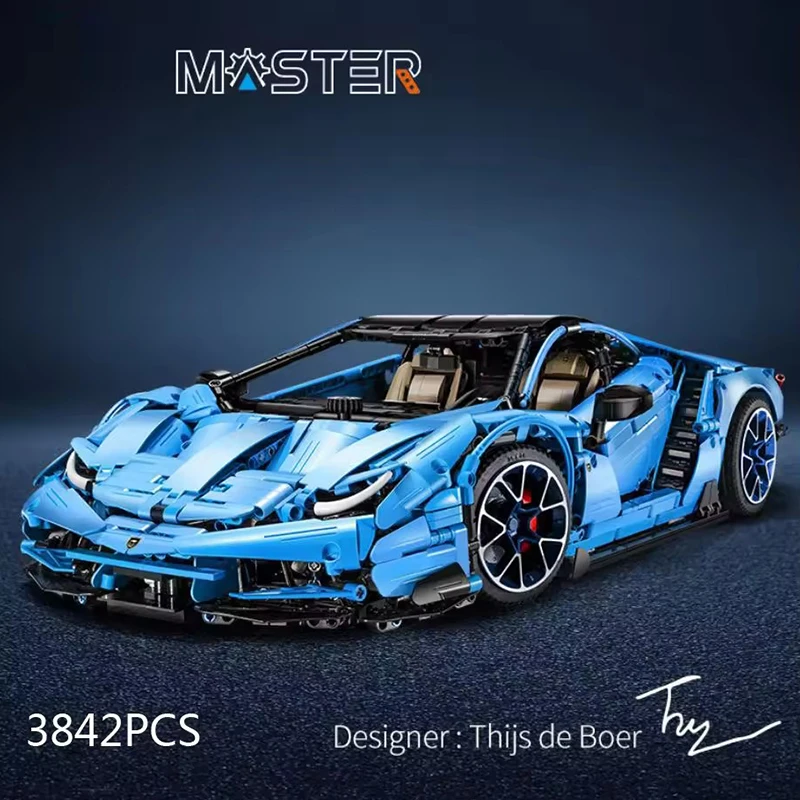 Фото Технический конструктор Cada MOC 770-4 Lamborghini: Спортивный автомобиль, 3842 детали, набор строительных блоков, игрушки для мальчиков и взрослых, подарки №1