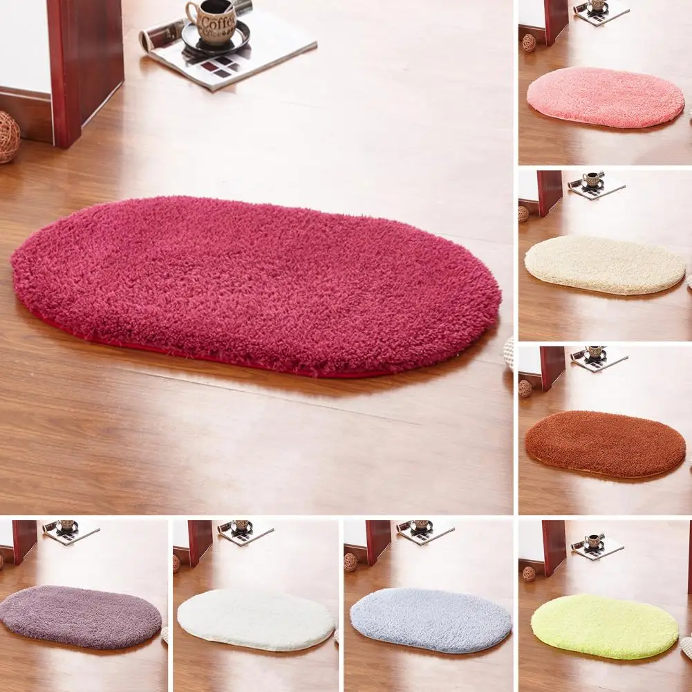 

Bath Mat Non-Slip Highly Absorbent Non-Fading Quick-drying Ultra-Thick Polyester Slip-resistant Bathroom Toilet Carpet Door Mat