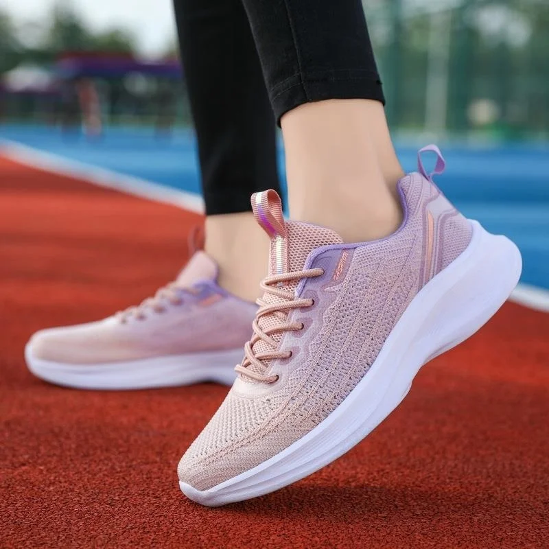 Women Lightweight Breathable Flying Weave Running Sport Shoes Woman Female Casual Walking Mesh Shoes Sneakers Sapato Feminino