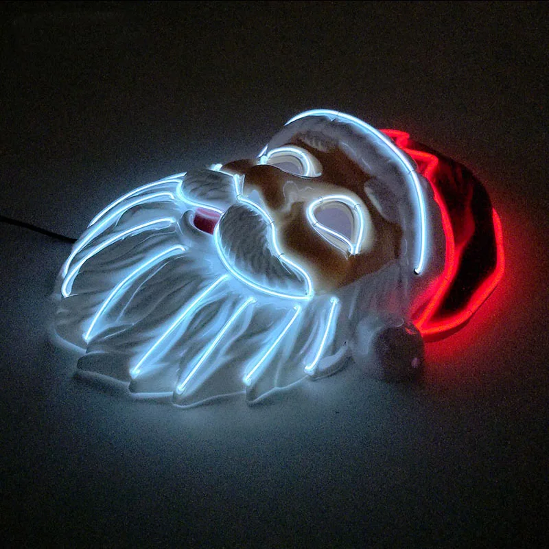 2024 рождественские костюмы Санта-Клауса маска для взрослых и детей косплей