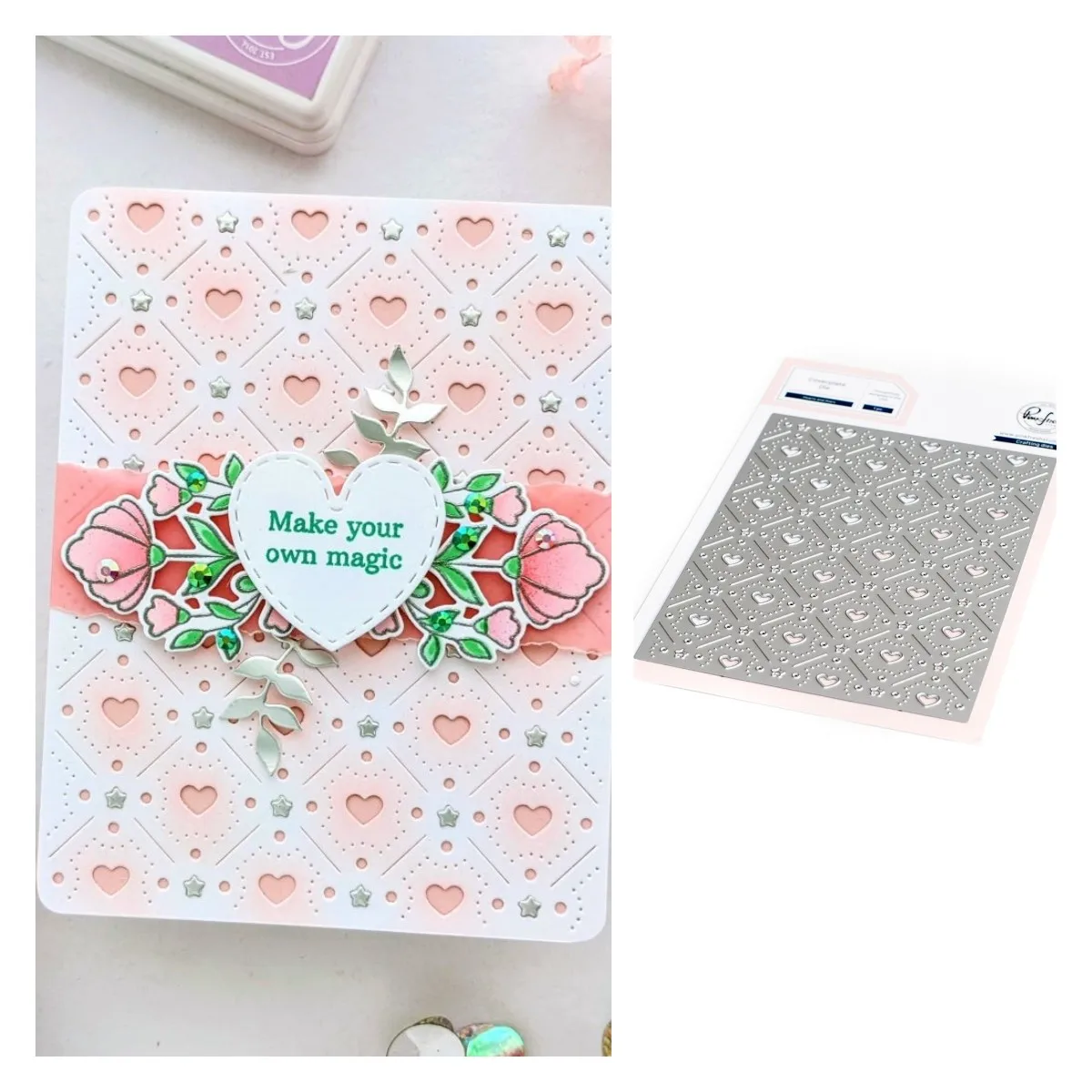 

2022 New Hearts Stars Metal Cutting Dies Scrapbooking DIY Album Make Paper Card Embossing Craft Decor Cut Die Diary Supplies