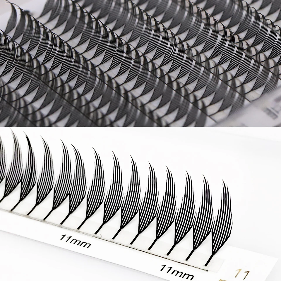 Индивидуальные накладные ресницы Lashrujade кашемировые 1-1.5 см