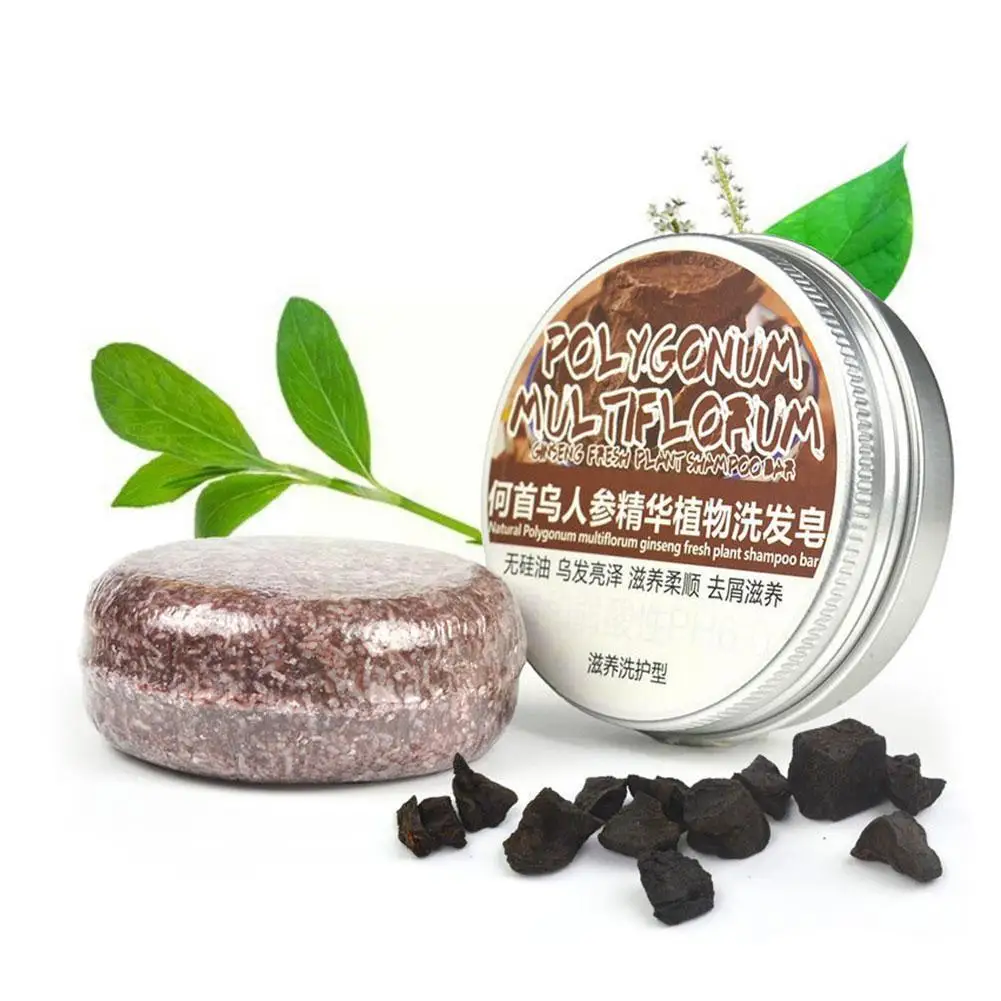 

Natural Polygonum Multiflorum Soap Shampoo Organic Essence Formula Oil Soap Shampoo Handmade Hair Antipruritic Mild Control P9F7