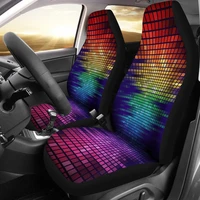 colorful abstract music equalizer car seat covers pair 2 front seat covers car seat covers car seat protector car accessory