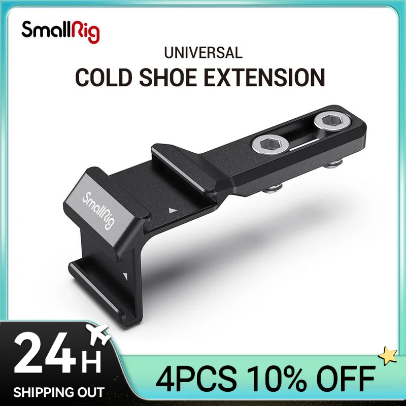 

SmallRig Camera Clamp Dual Cold Shoe Extension Vlogging Rig for Microphone , flash Light DIY Set Up for Sony , for Nikon 2881
