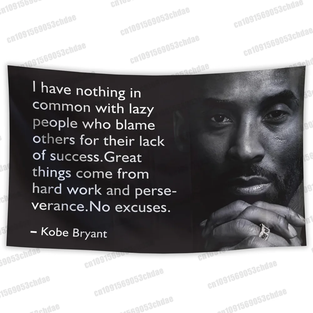 Баскетбольный игрок Greats Legends Коби Брайант 3d печать гобелен настенное украшение