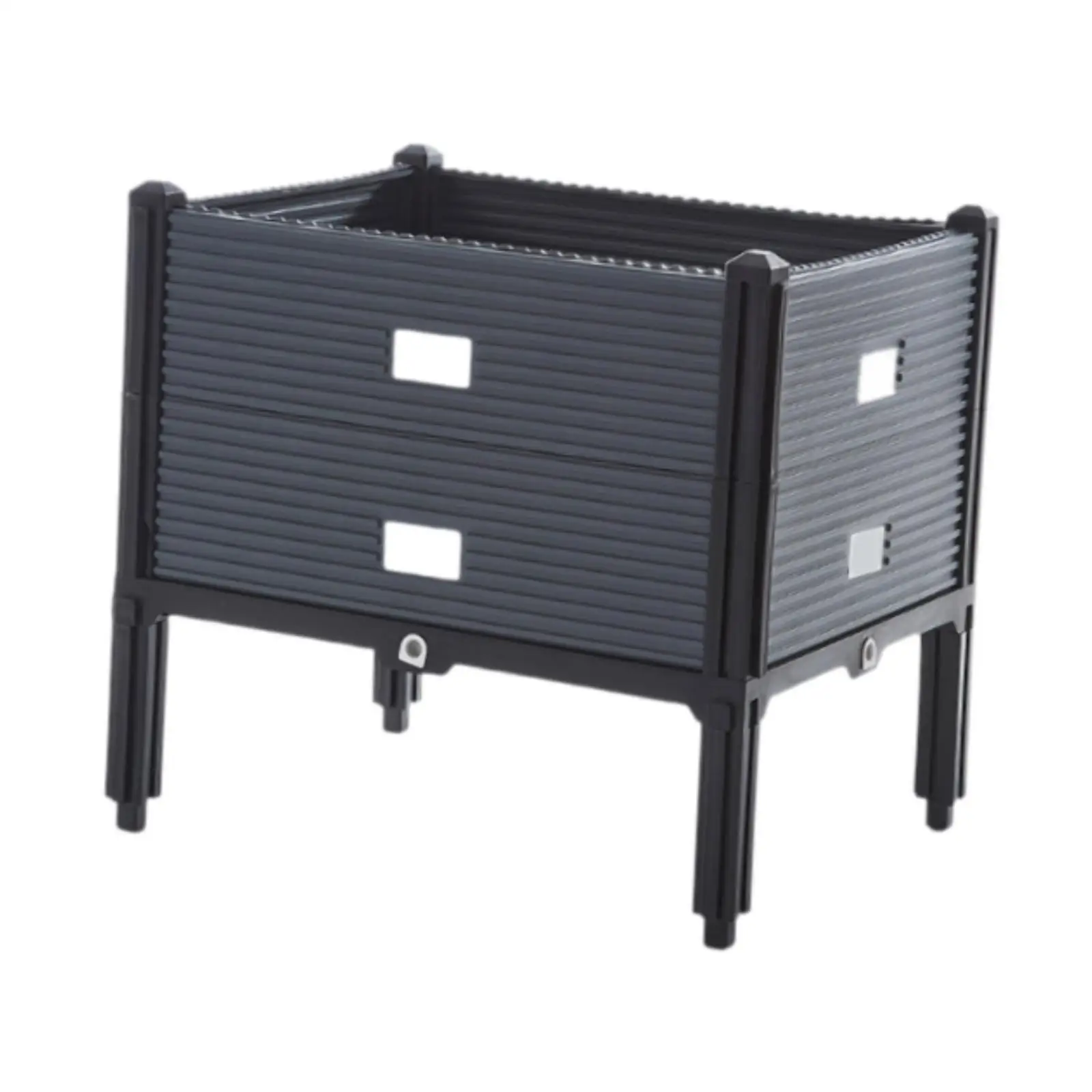 Штабелируемый ящик для цветов растений контейнер с дренажным отверстием