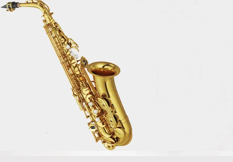 

Japanese Brand E-flat Alto Saxophone Version Brass Trend New Vision Woodwind Saxophone with Mouthpiece, Case