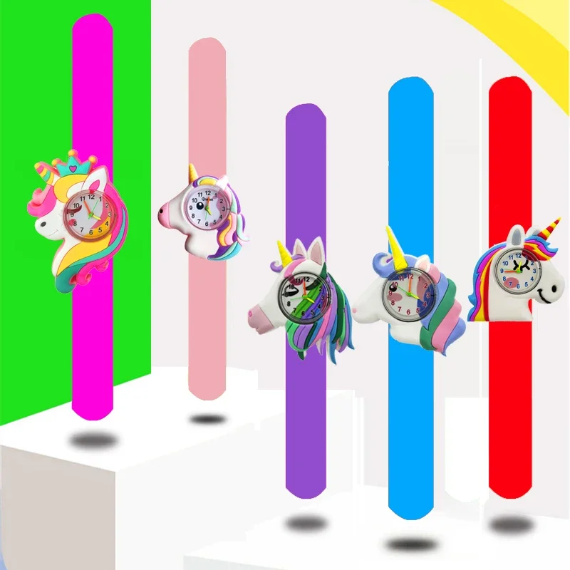 Часы детские кварцевые со стальным силиконовым ремешком