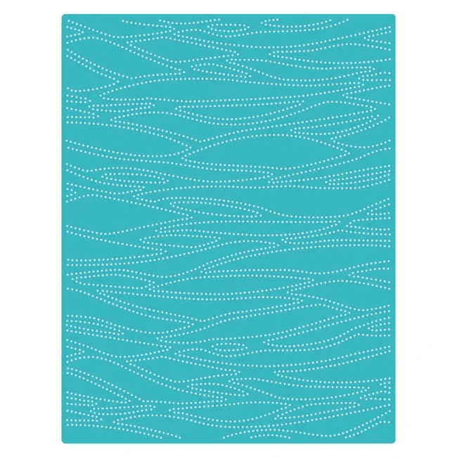 Металлические штампы для резки волны пирсинг A2 крышка пластина для резки пресс-форма для карточек для скрапбукинга бумаги рукоделия Нож Форма лезвие Дырокол