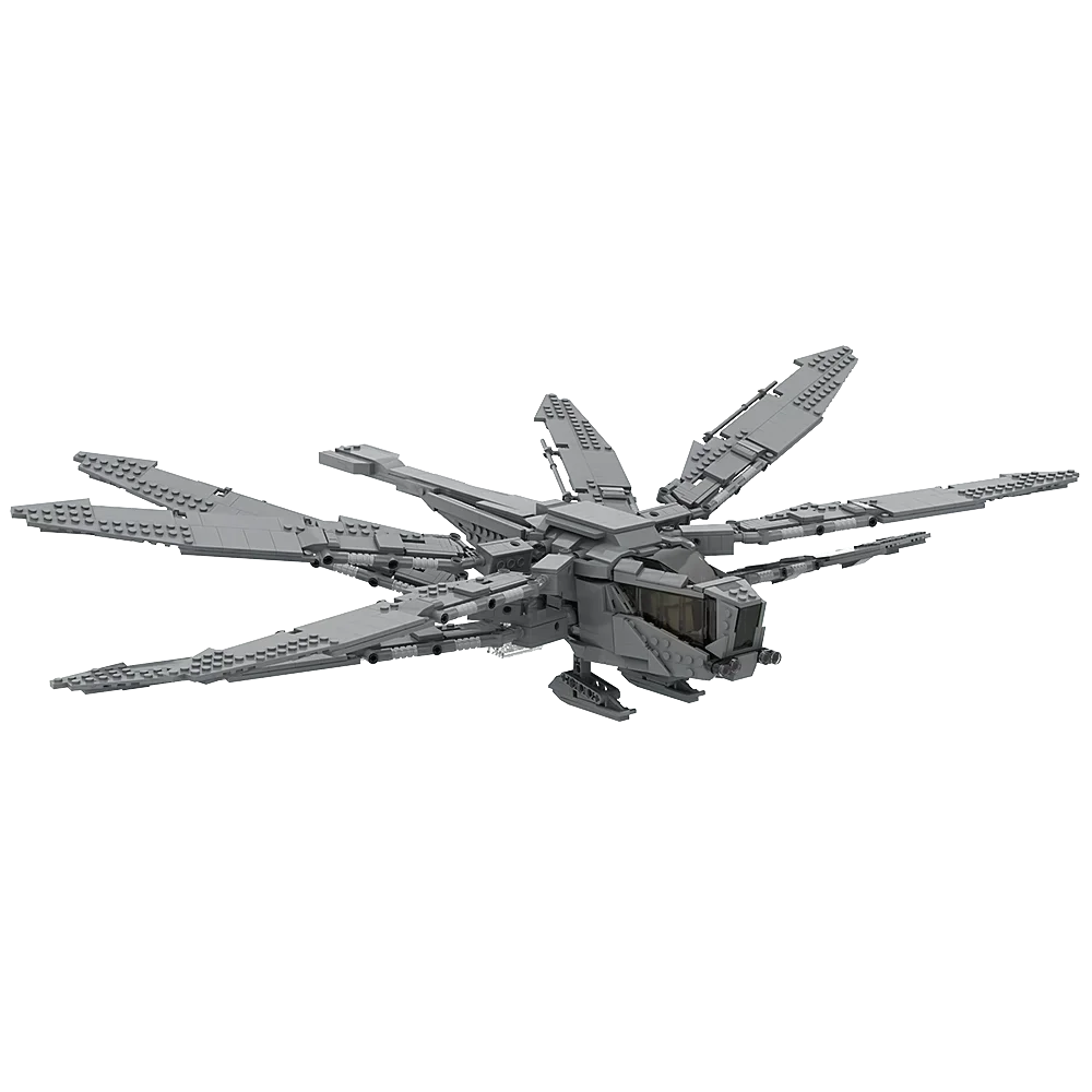 Конструктор gobrick MOC ОРНИТОПТЕР кирпичи Atreides вертолет набор строительных блоков