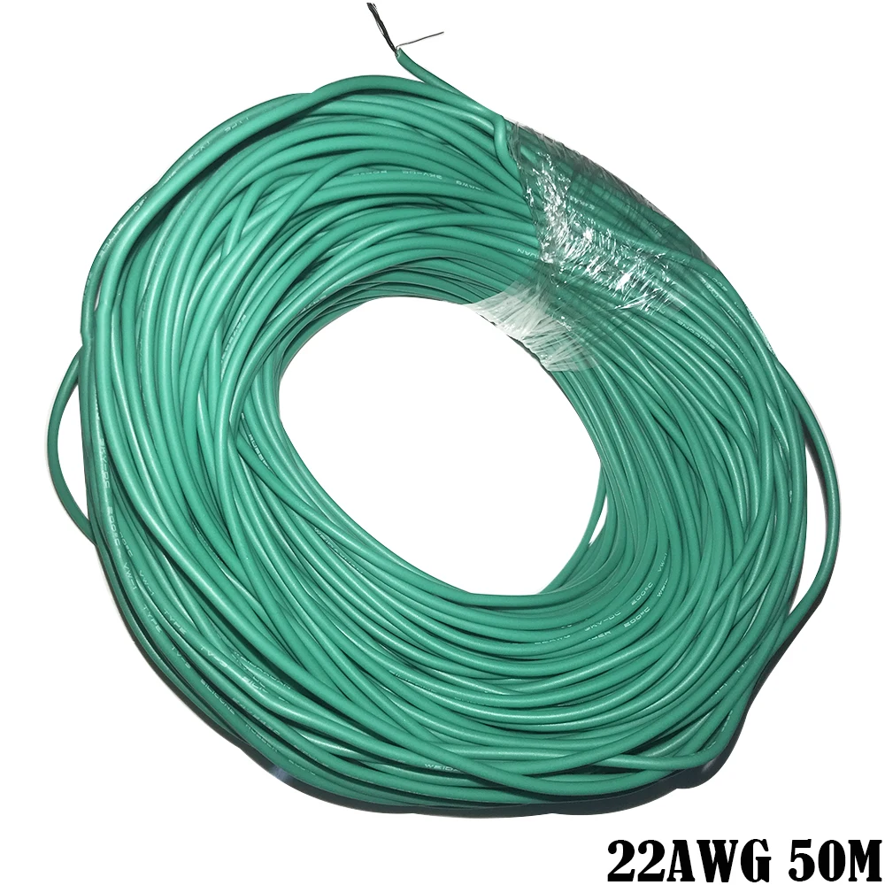 Фото Провод из луженой меди и силикона UL 3239 22awg изолированный провод 22 awg многожильный термостойкий многоцветный кабель управления №1